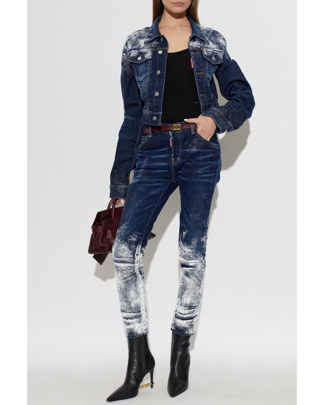 DSquared² Blue 'Teddy' Jeans