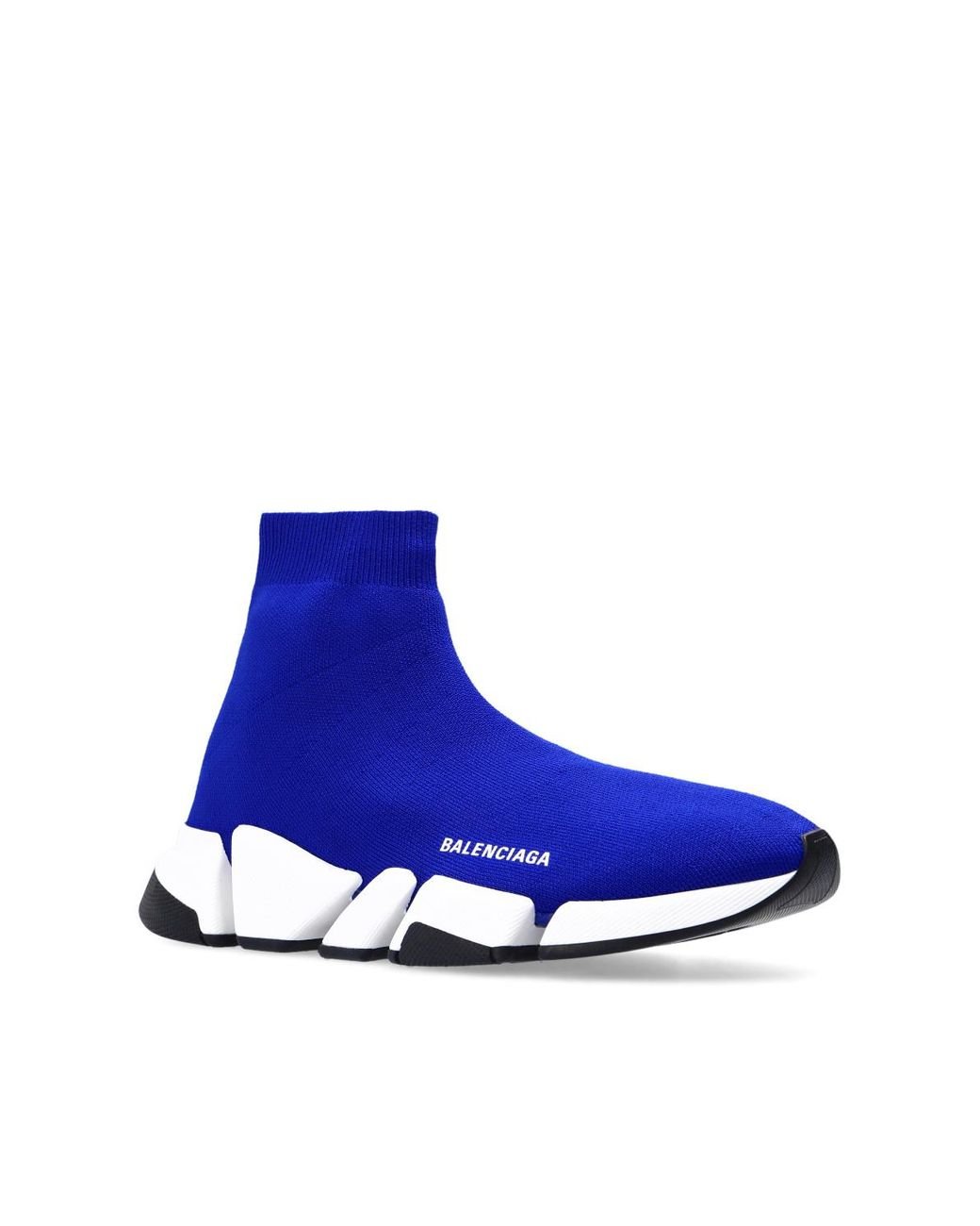 Balenciaga speed 2.0 Lt Sock Sneakers in Blue for Men Lyst