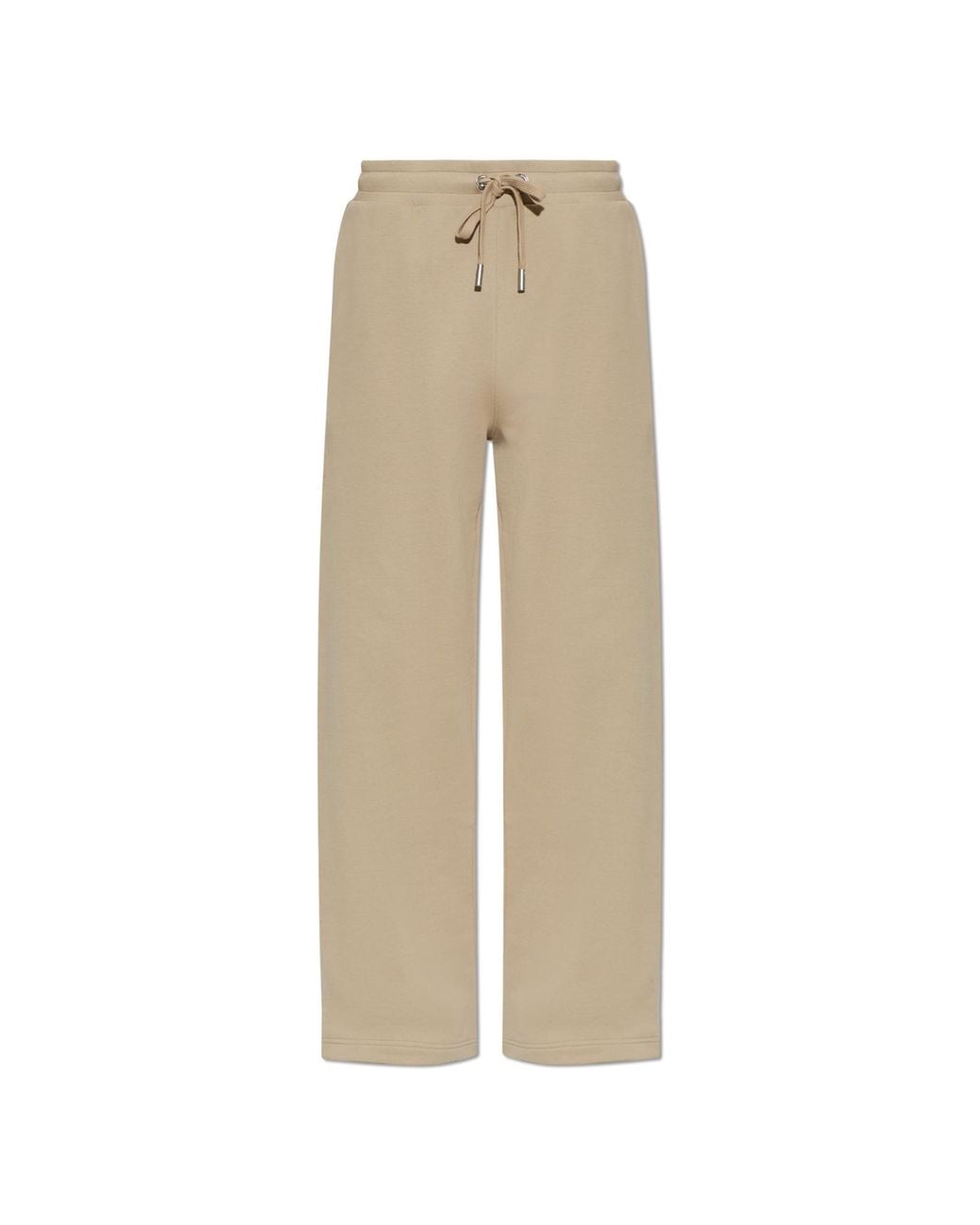 AMI Black Wide-Leg Sweatpants for men