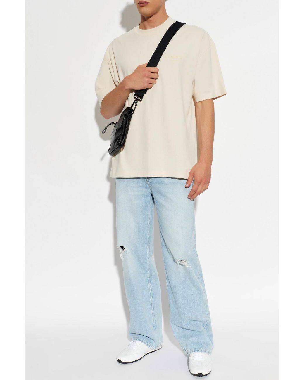 AllSaints White T-Shirt "Xander" for men