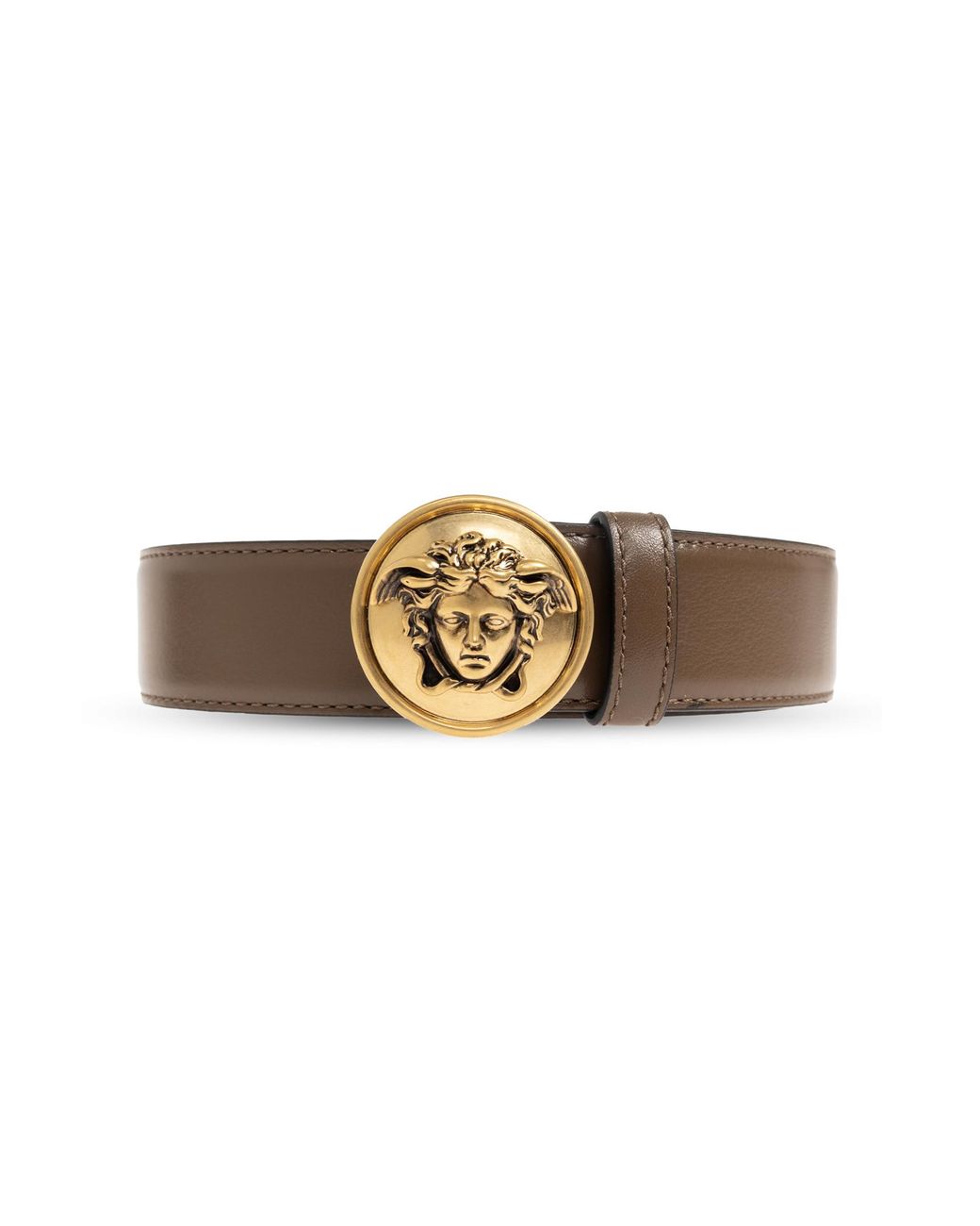 Versace Brown Leather Belt for men