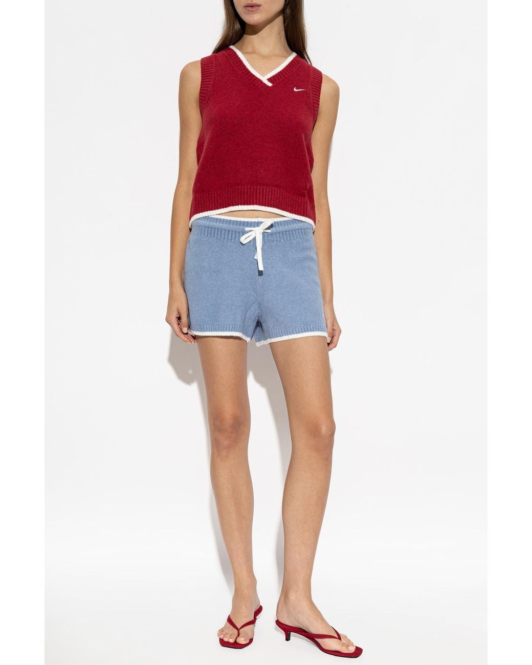 Nike Blue Shorts With Logo