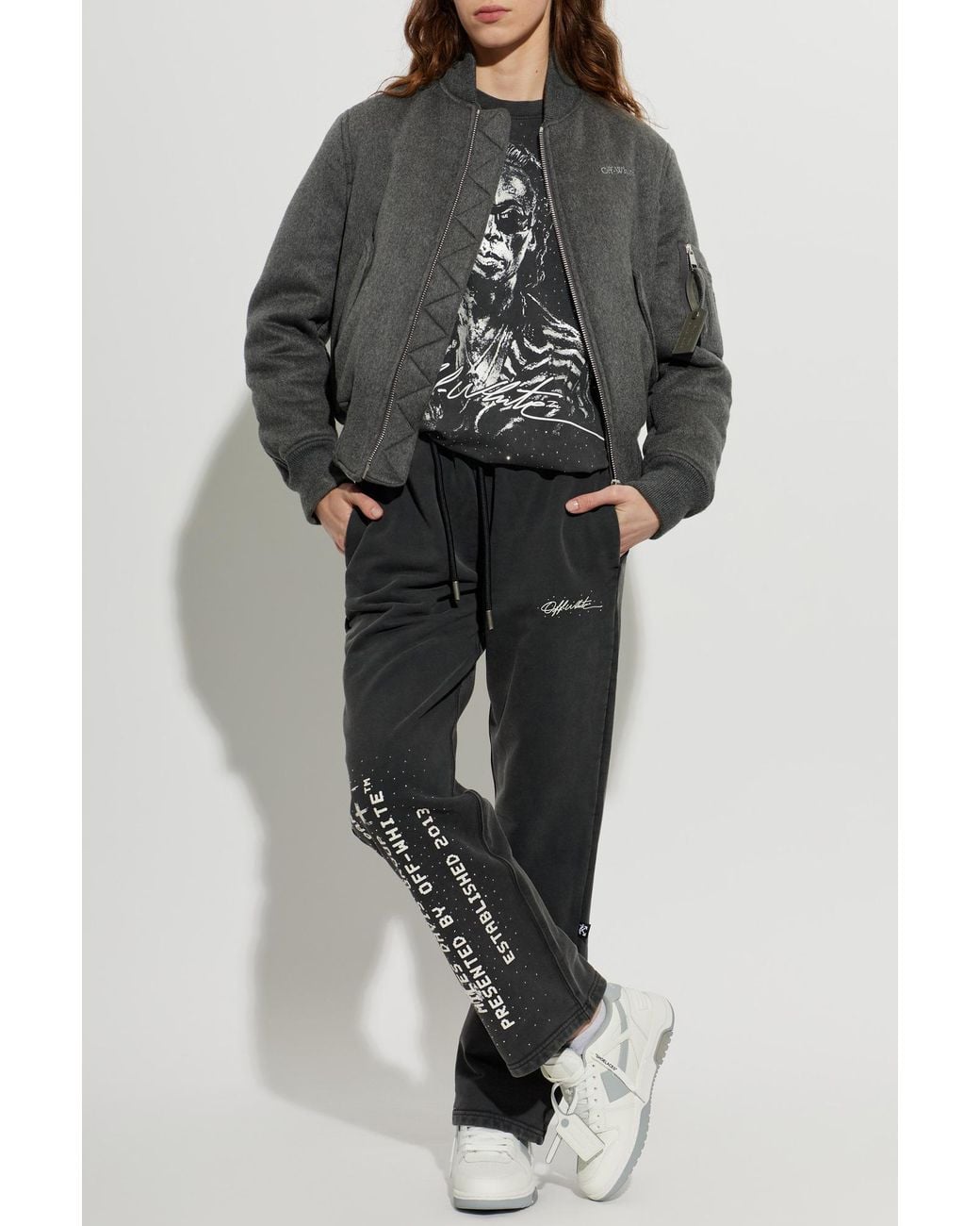 Off-White c/o Virgil Abloh Black Logo Track Pants