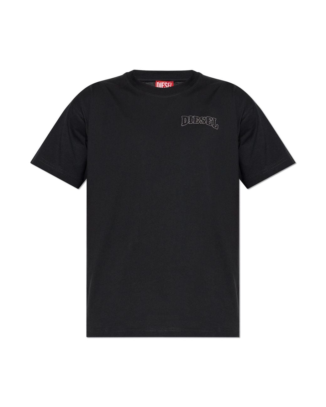 DIESEL Black T-Shirt 'T-Norm-V16' for men