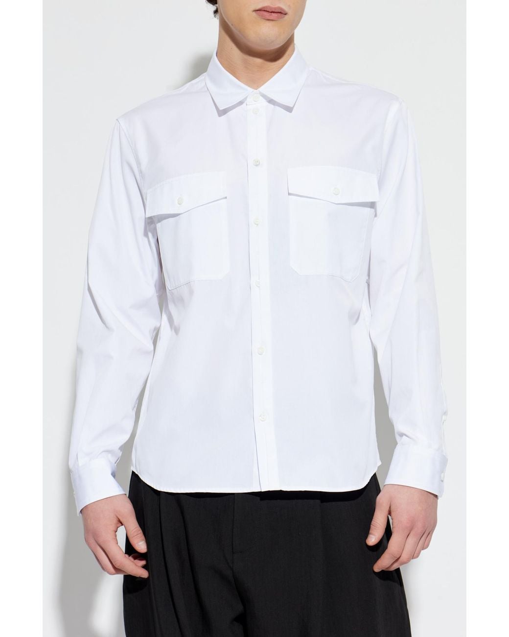 DSquared² White Shirt With Pockets for men