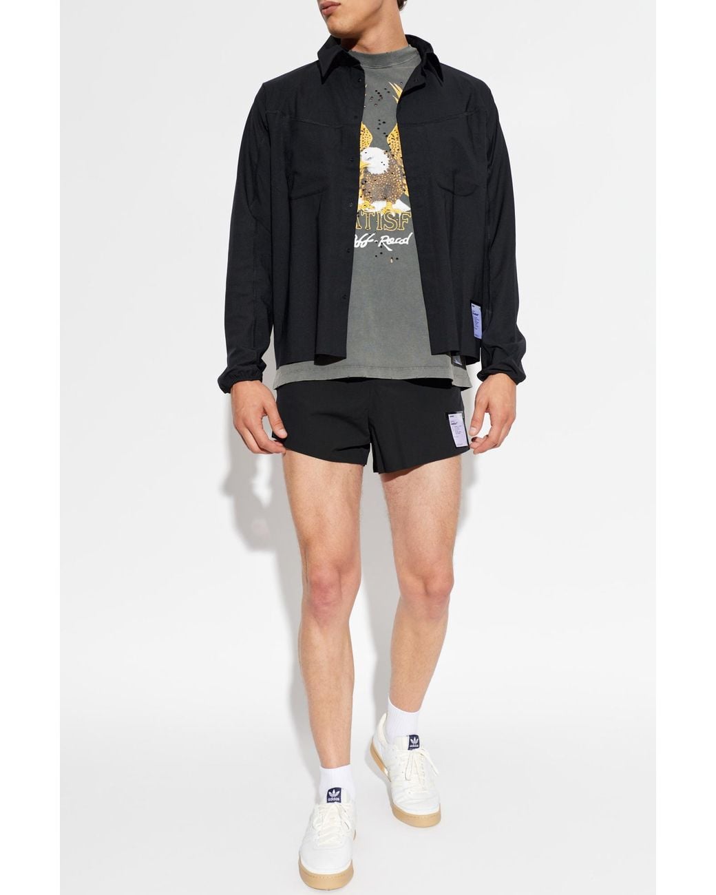 Satisfy Black 'Justice 2.5 Distance' Shorts for men