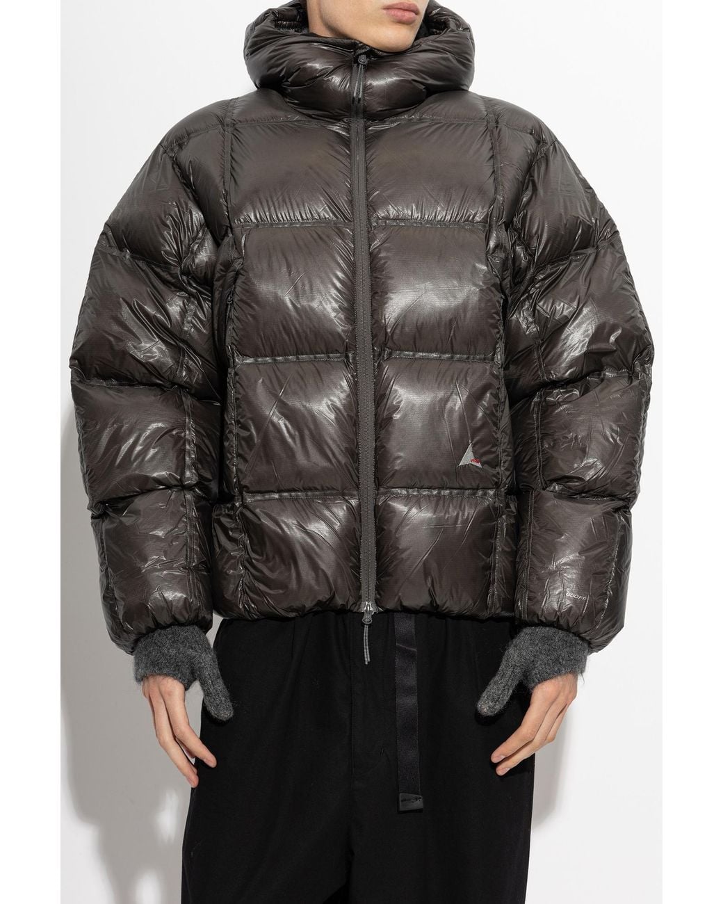 Roa Black Down Jacket With Hood for men