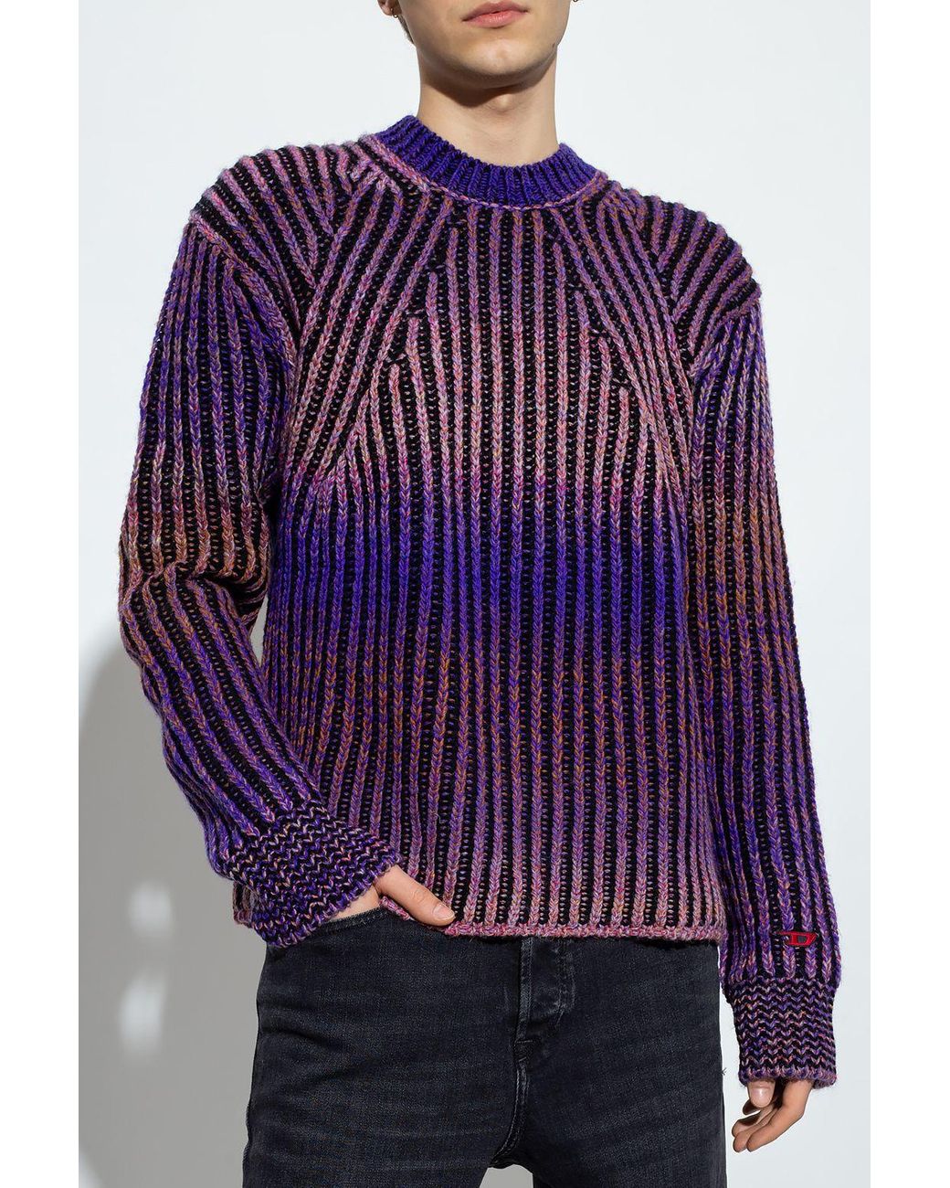 DIESEL 'k-oakland' Sweater in Purple for Men | Lyst