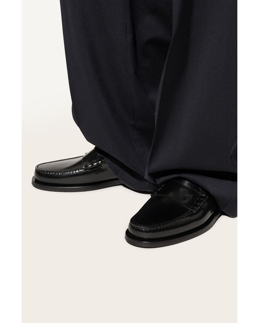 Jimmy Choo Black "Ethan" Loafers for men