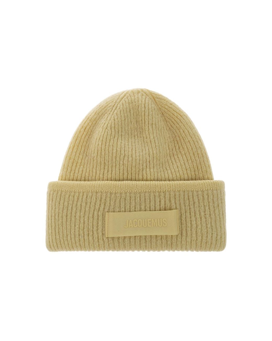 Jacquemus Yellow Hat "Gros Grain"