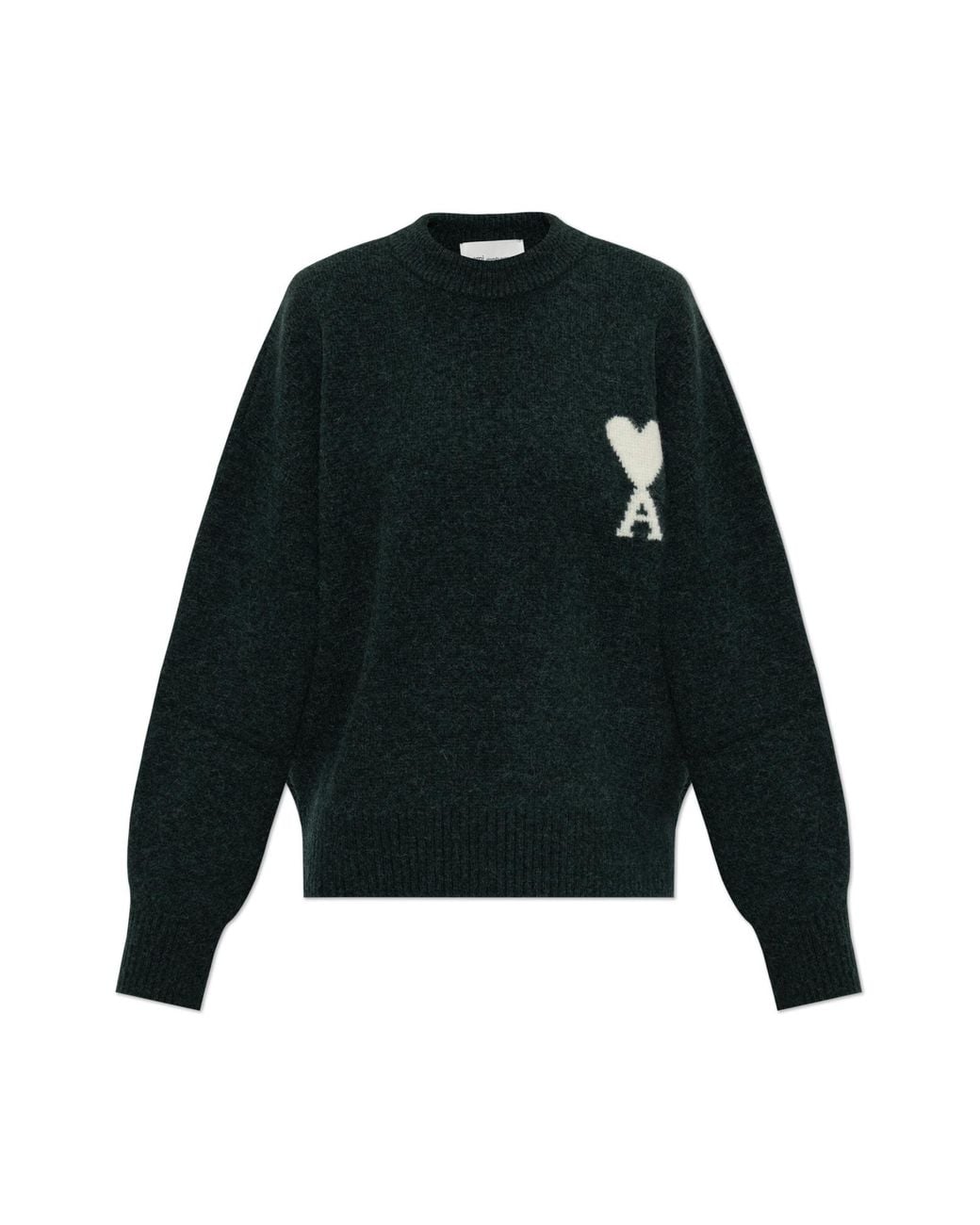 AMI Black Sweater With Logo