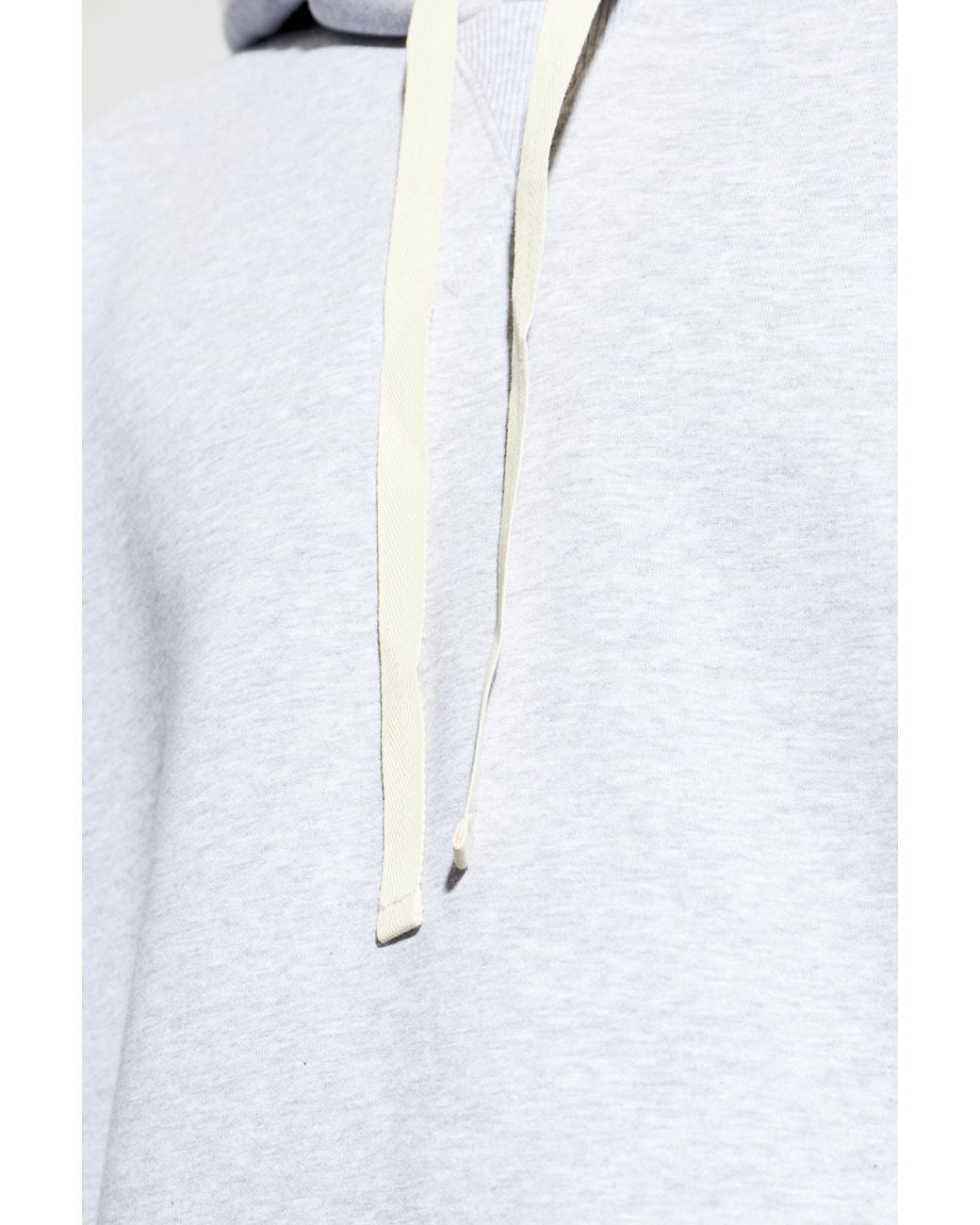 Jil Sander White Hoodie for men