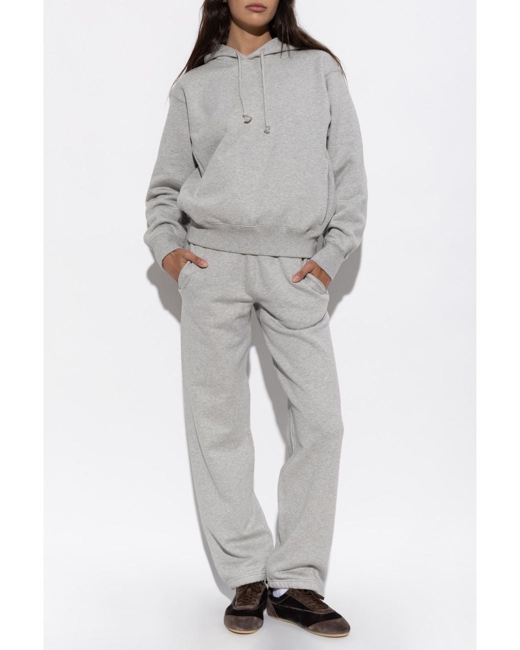 Victoria Beckham Gray Sweatpants