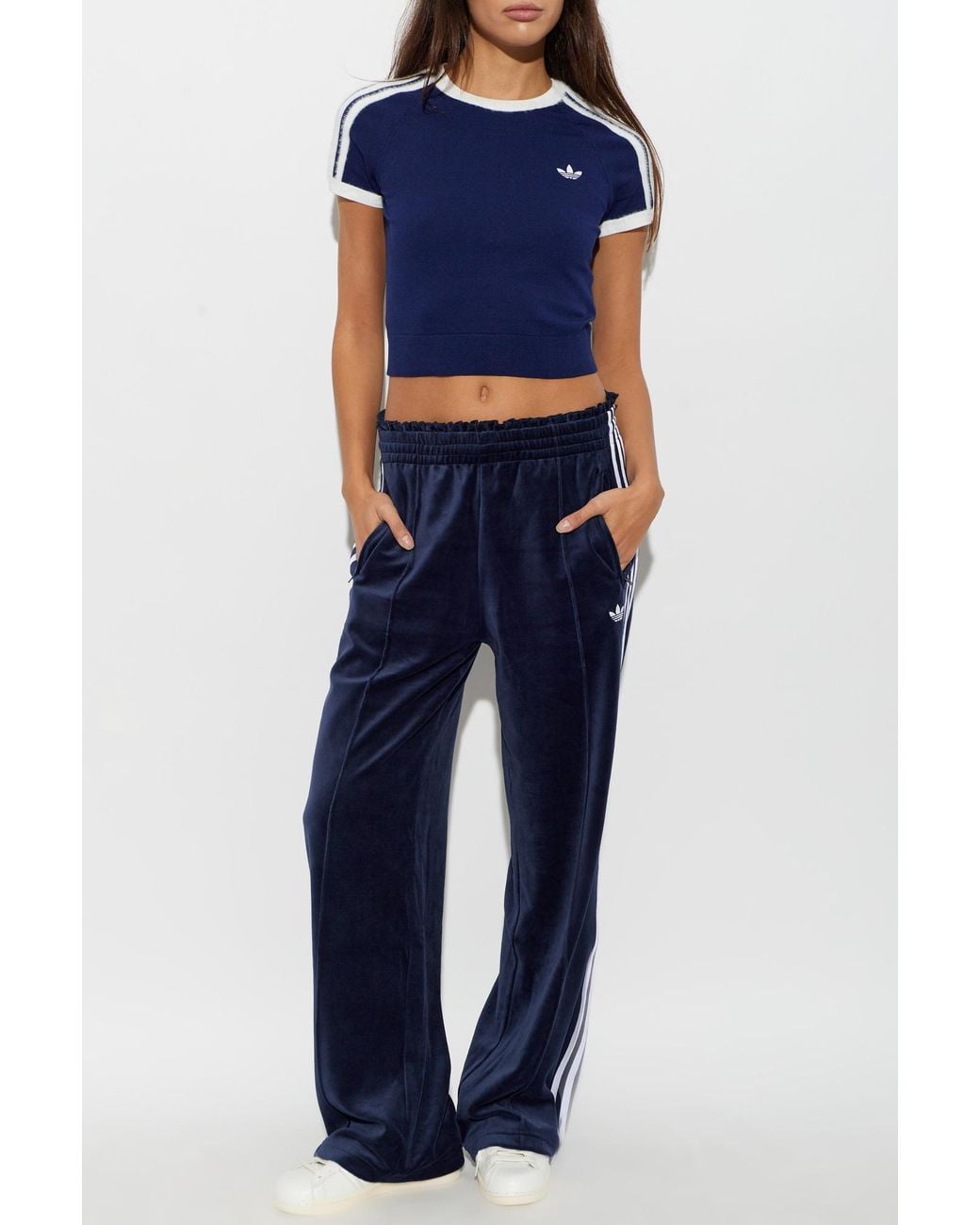 Adidas Originals Blue T-Shirt With Logo