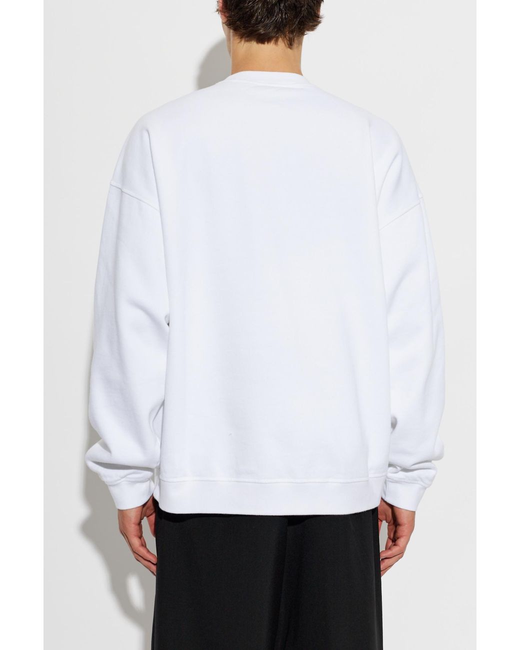 DSquared² White Sweatshirt With Logo for men