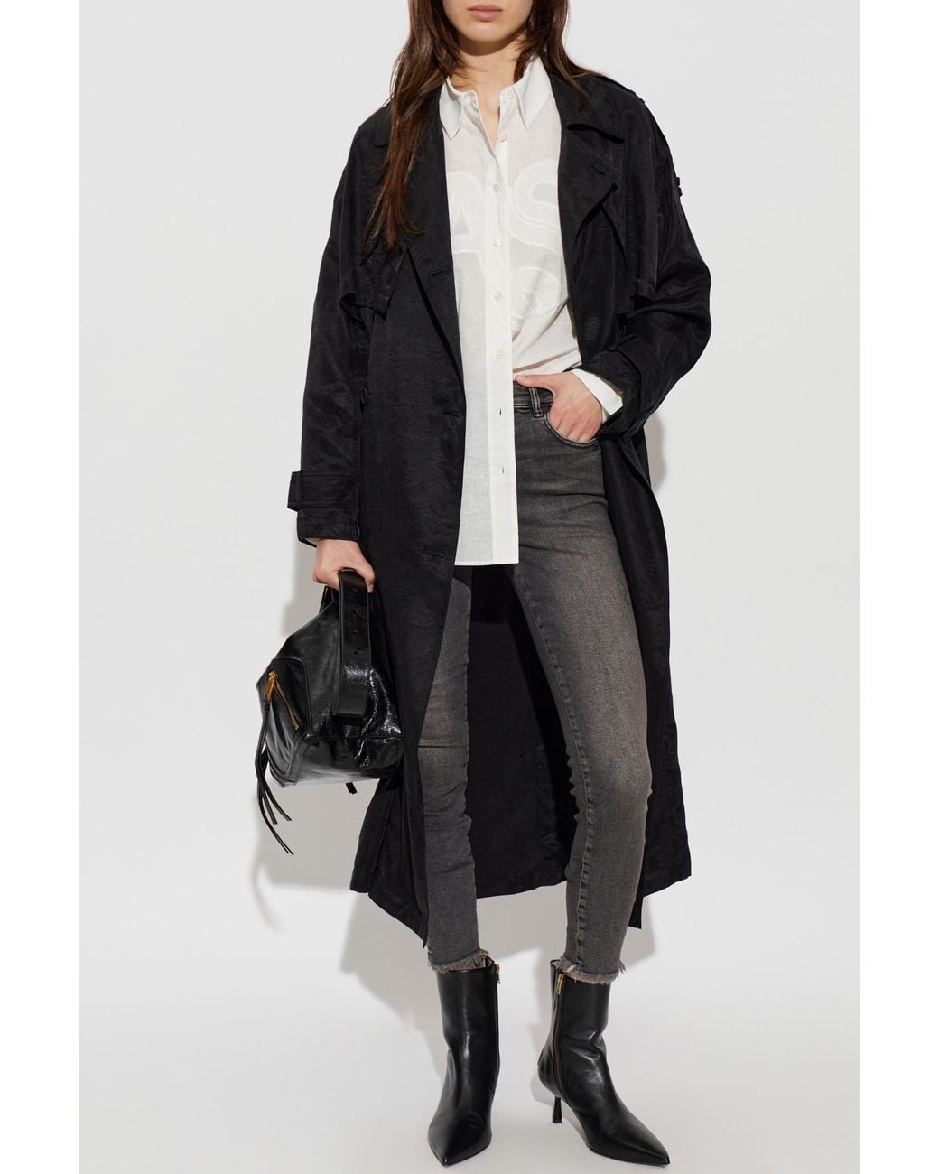 AllSaints Black "Linnie" Coat