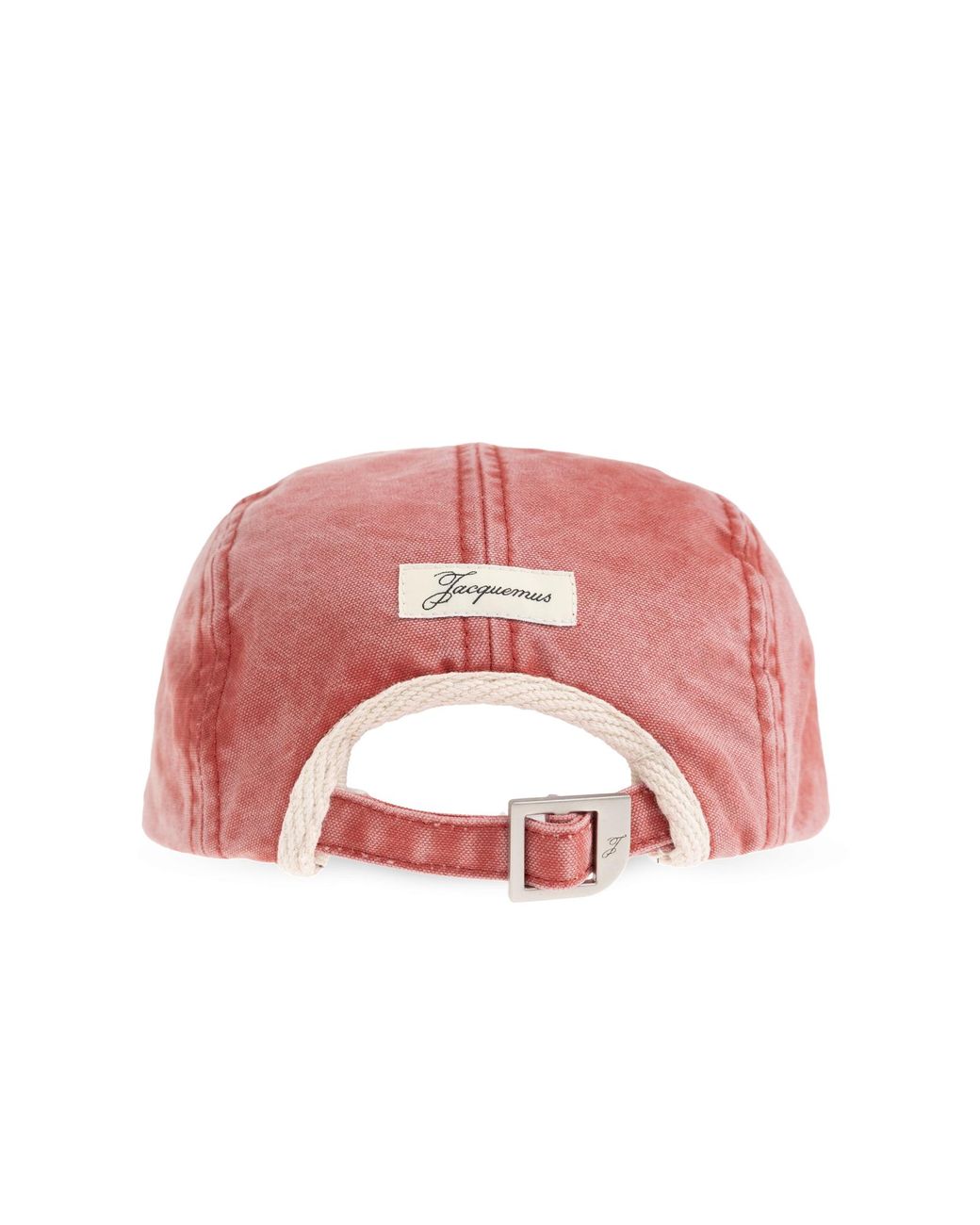 Jacquemus Red 'Gardian' Baseball Cap