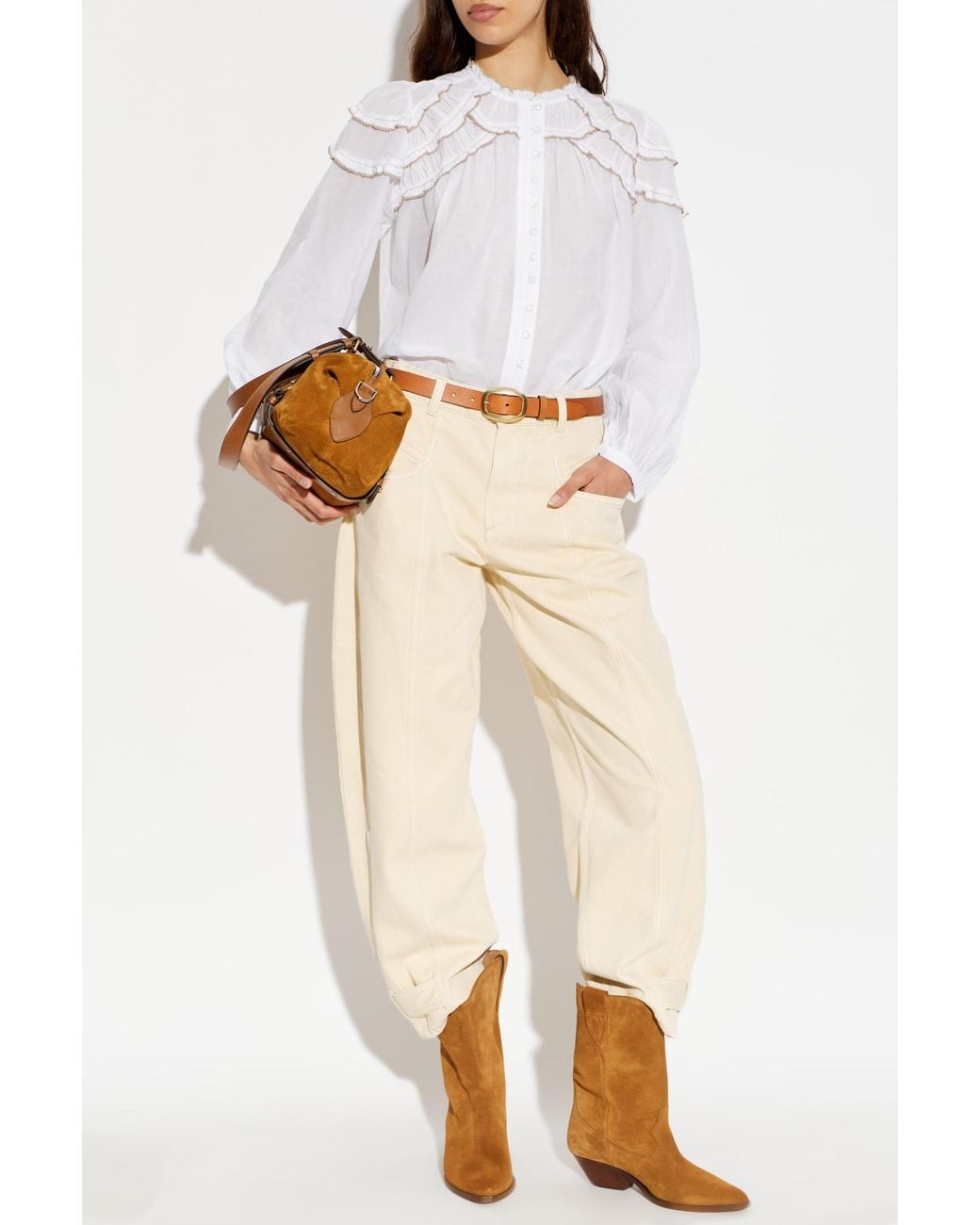 Isabel Marant White Shirt "Christa"