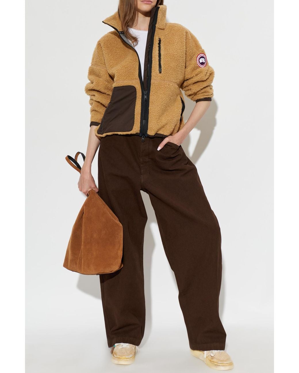 Canada Goose Natural "Simcoe" Fleece Jacket