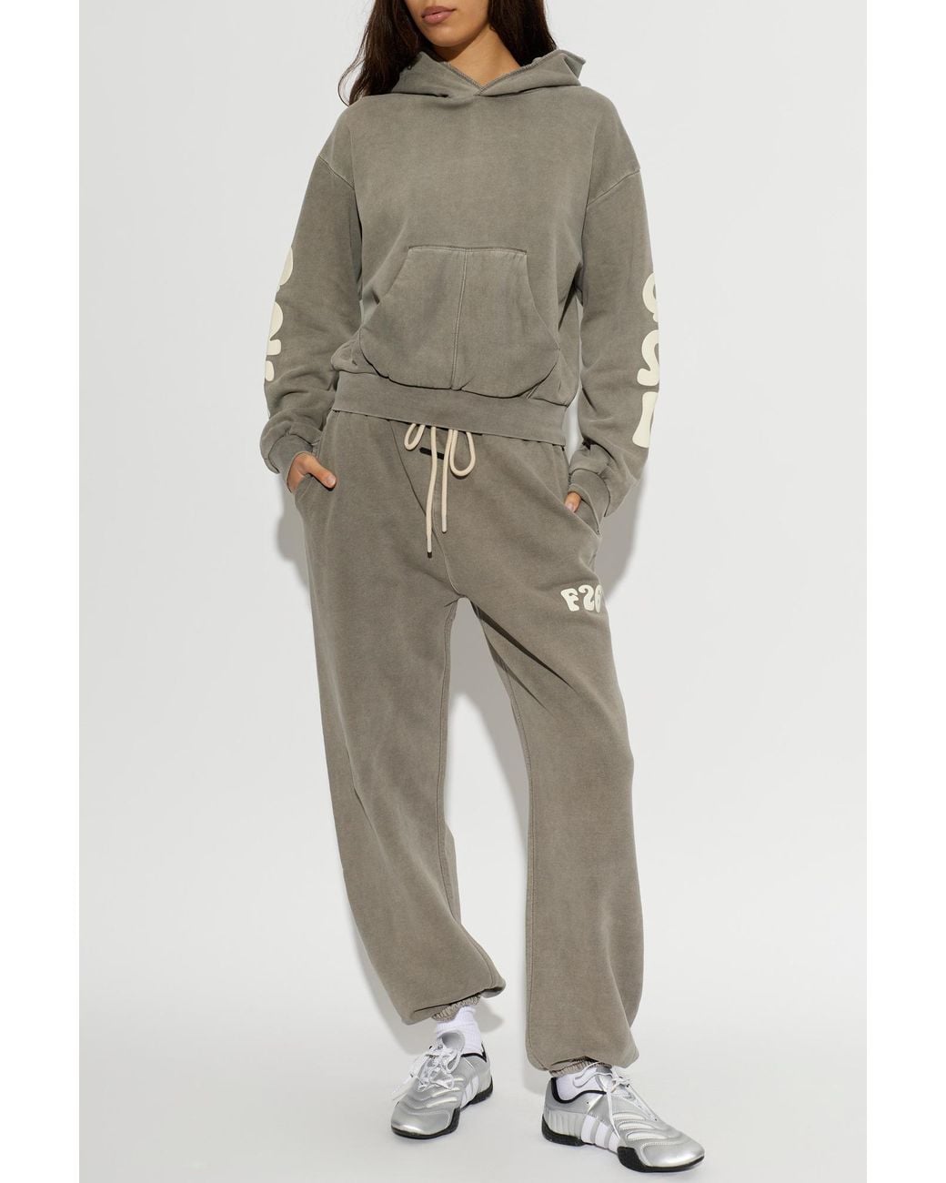 Fear Of God Gray Straight-Leg Sweatpants
