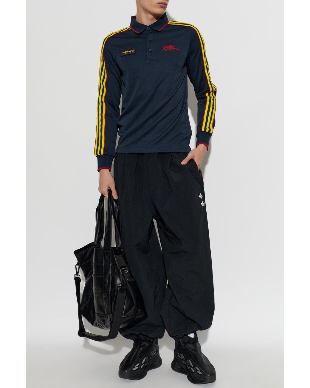 Adidas Originals Blue Adidas X Arsenal Fc Long-Sleeved Sweatshirt for men