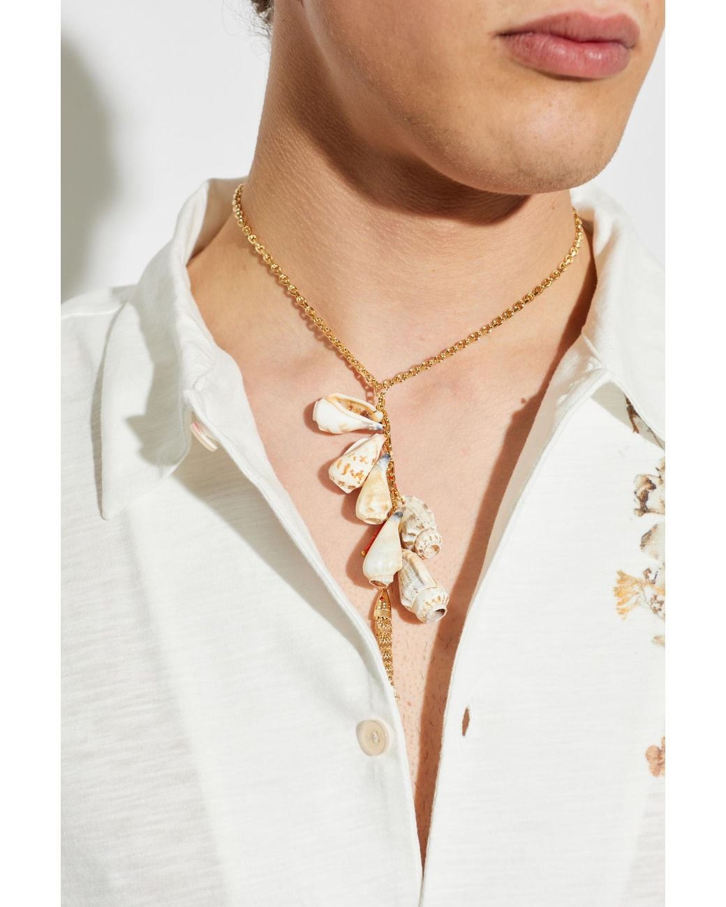 DSquared² Metallic Necklace With Pendants for men