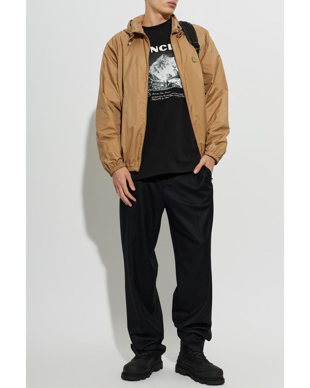 Moncler Natural Windbreaker Jacket for men