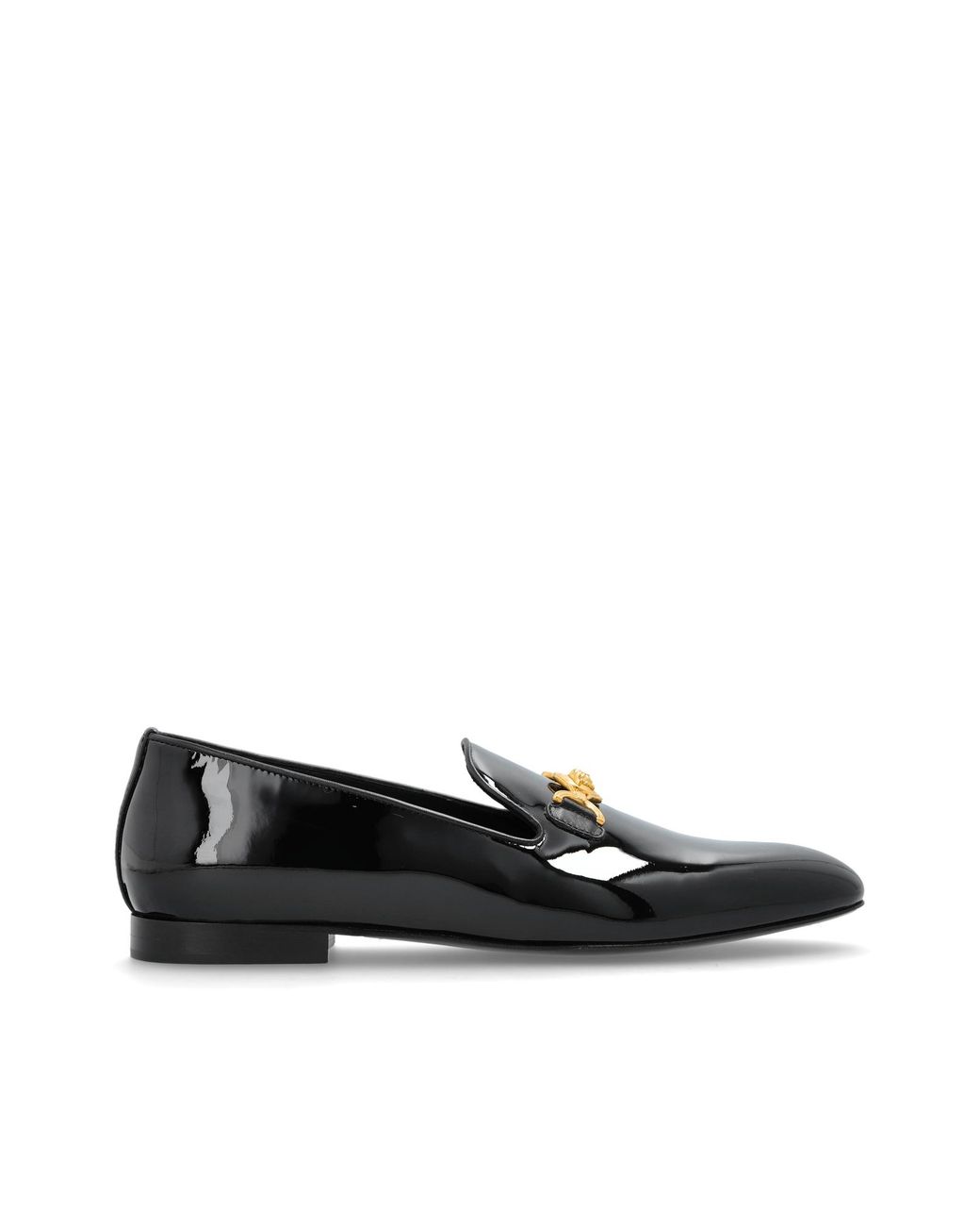 Versace Black 'Gala' Leather Shoes for men