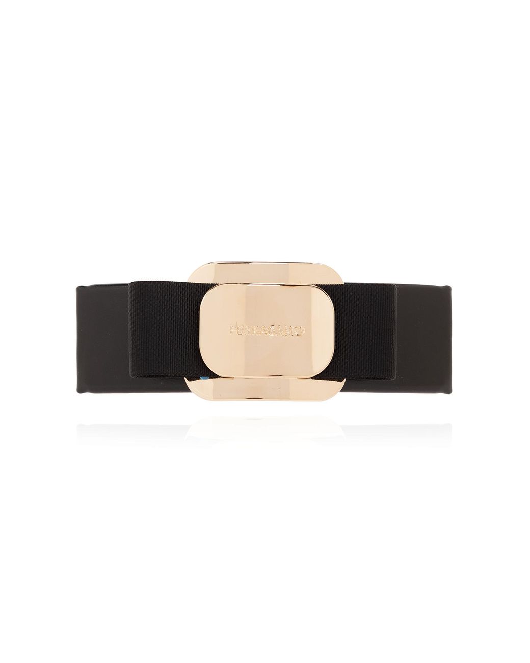 Ferragamo Black Hair Barrette