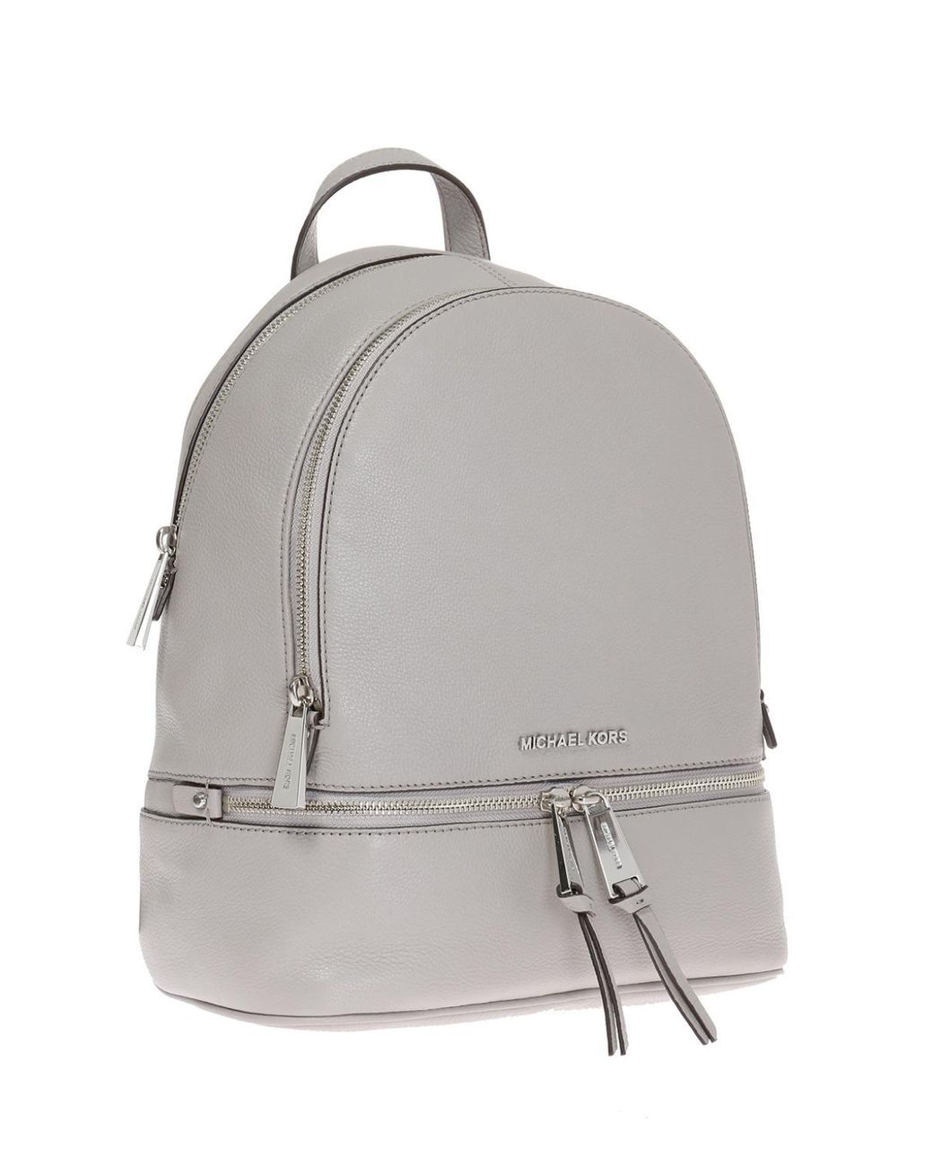 Michael Kors 'rhea-zip' Backpack in Gray | Lyst