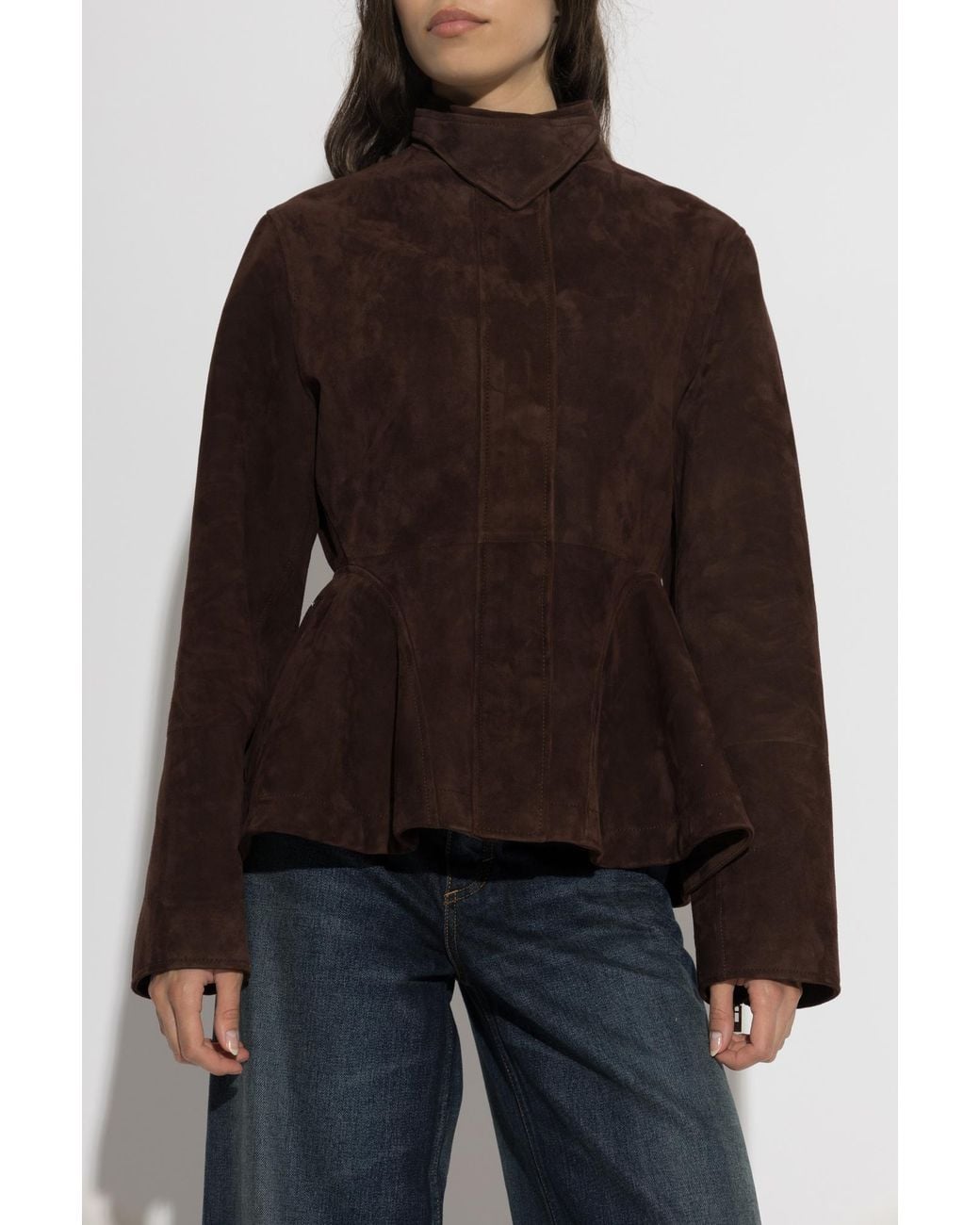 Alaïa Blue Suede Jacket