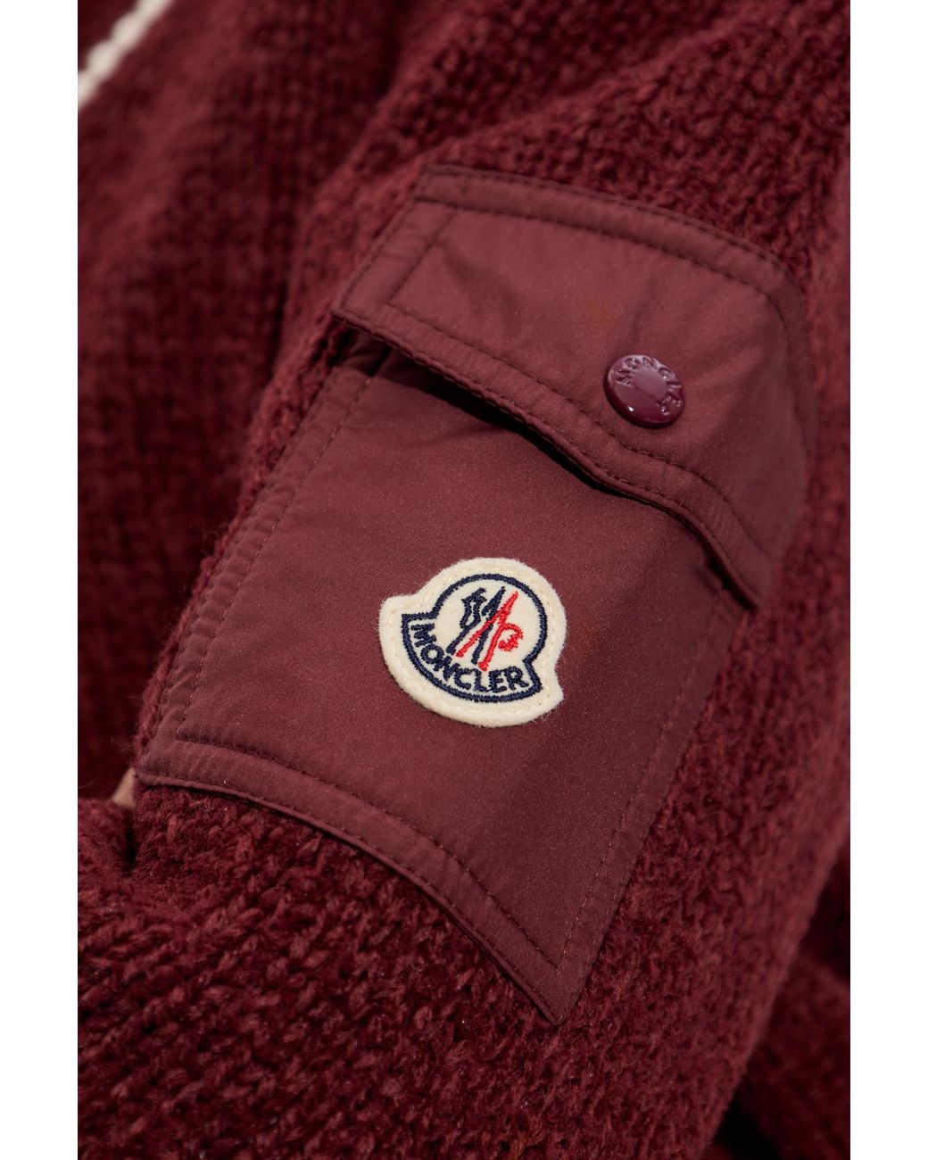 Moncler Red Wool Sweater