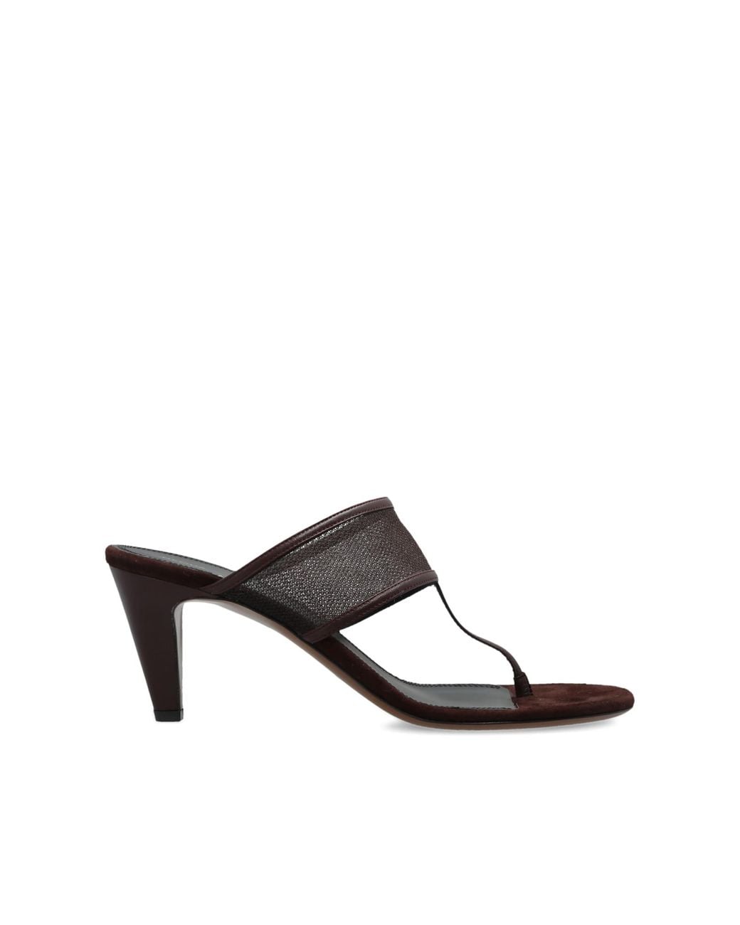 Neous Black Heeled Mules 'Vena'