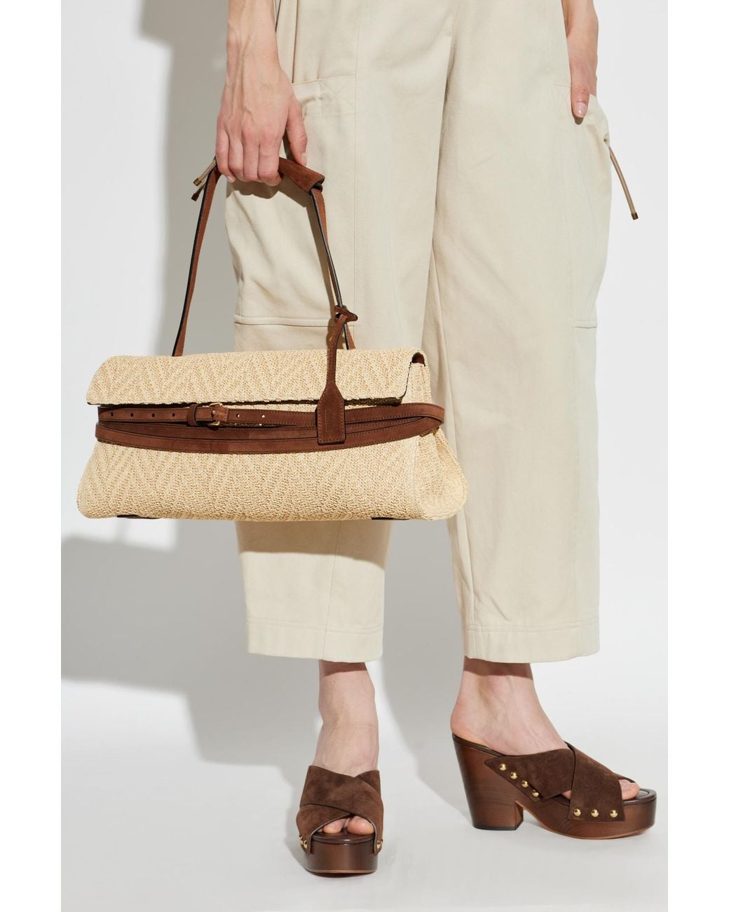 Moschino White Shoulder Bag