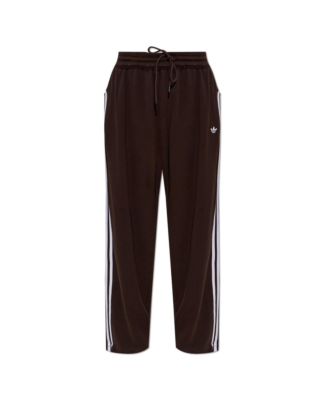 Adidas Originals Brown Wide-Leg Sweatpants