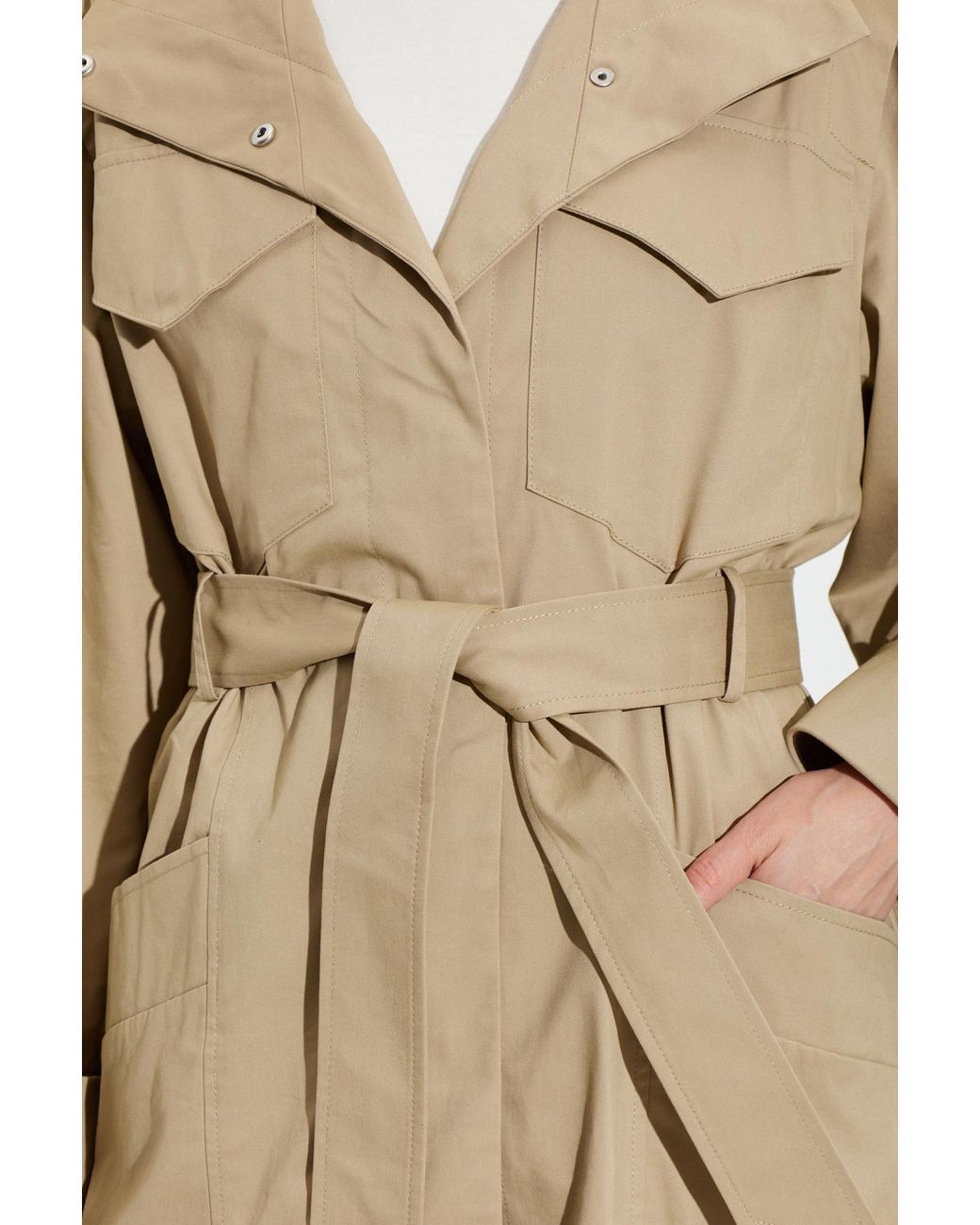AllSaints Natural Trench Coat 'Clayton'