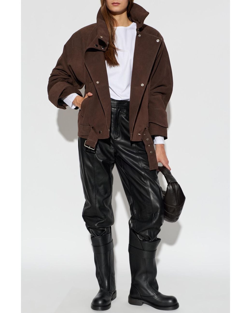 IRO Brown Suede Jacket "Melior"