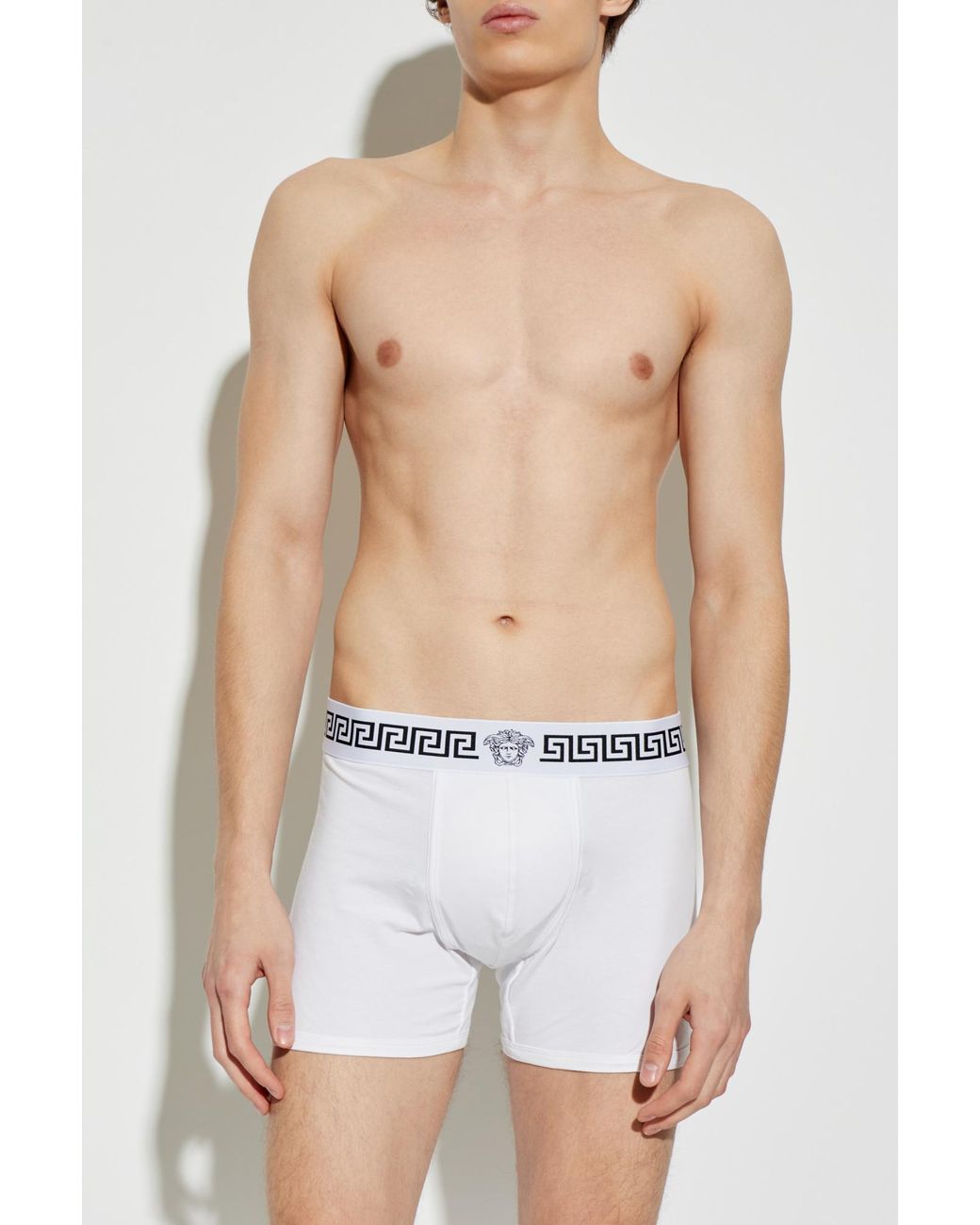 Versace White 3-Pack Of Boxer Shorts for men