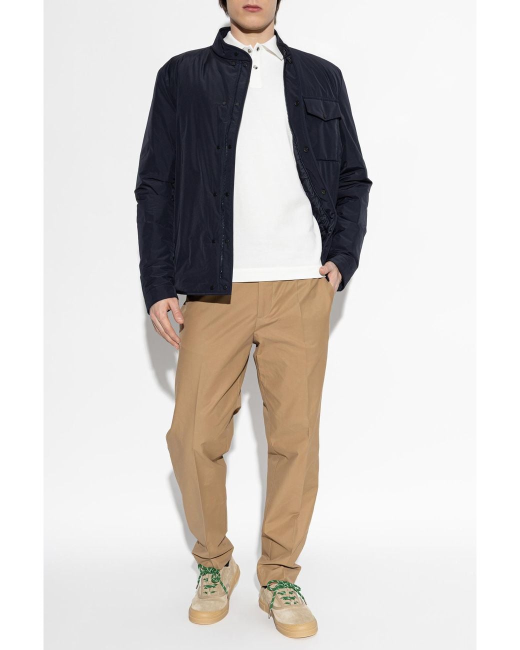 Moncler Blue "Zonda" Down Jacket for men