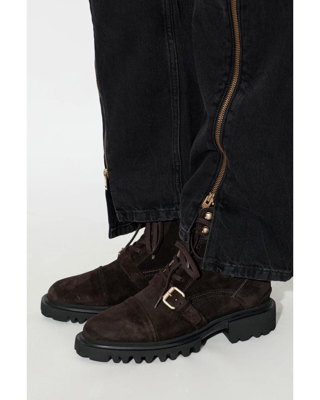 AllSaints Black 'Tori' Leather Ankle Boots