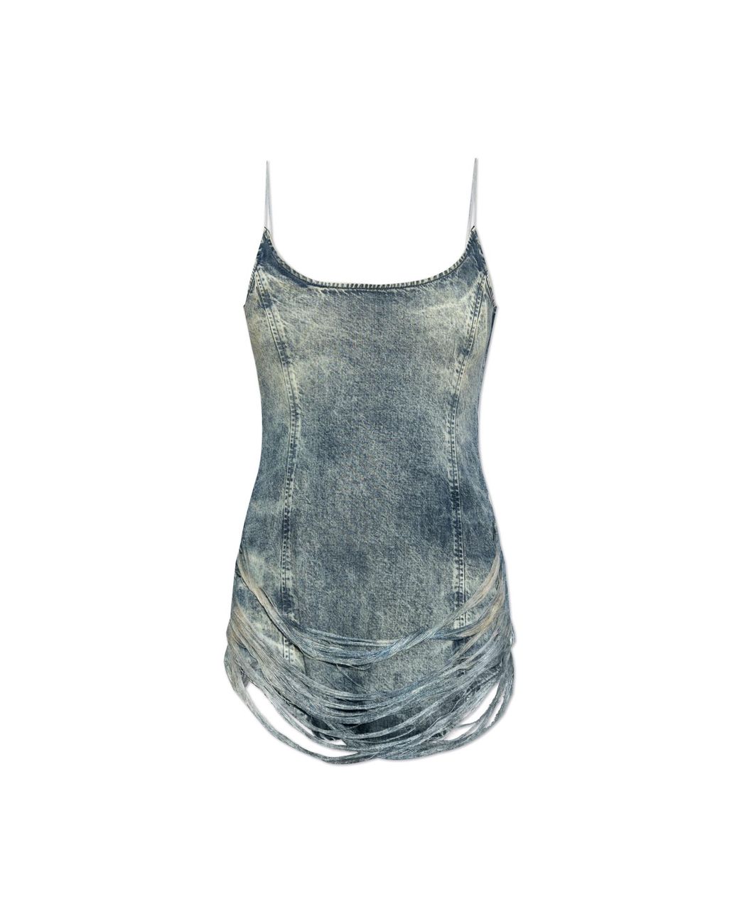 DIESEL Blue Denim Dress De-Dra-Short-Fsg