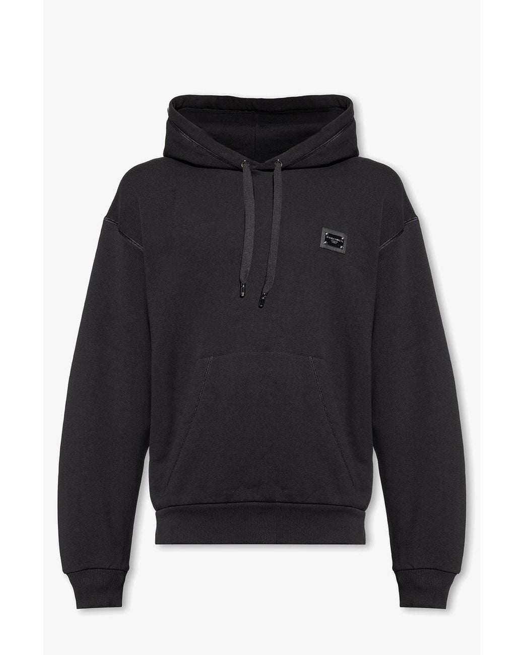 Dolce & Gabbana Blue Hooded Sweatshirt for men
