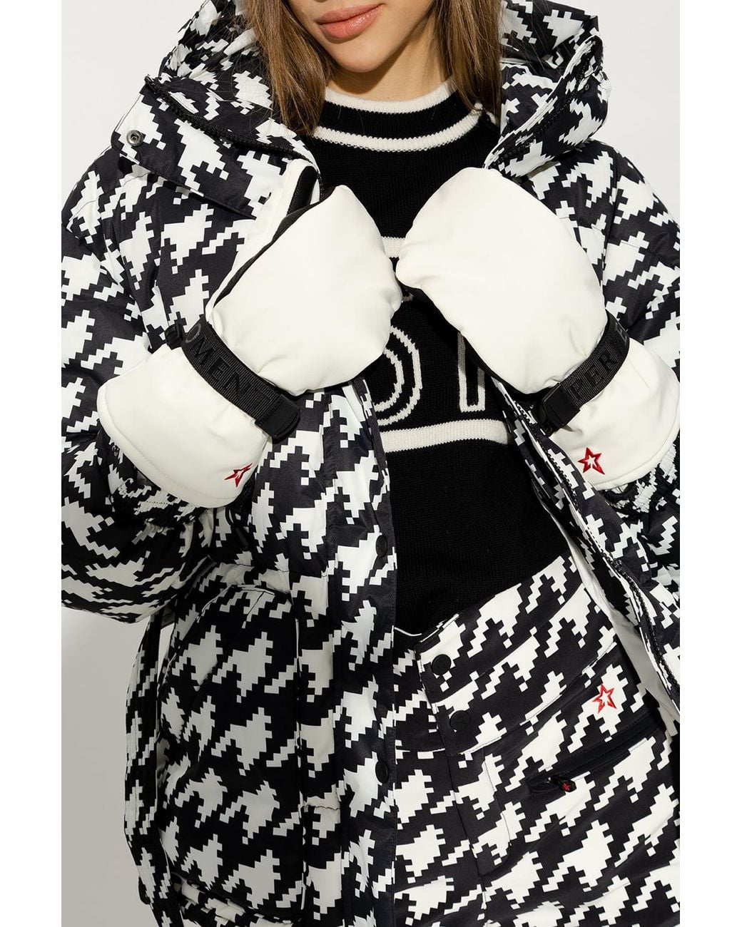 Perfect Moment Natural Gloves With Logo