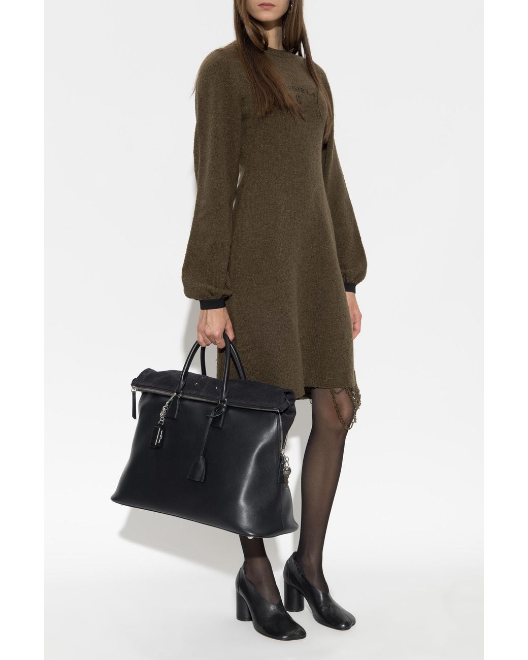 MM6 by Maison Margiela Natural Dress With A Vintage Effect
