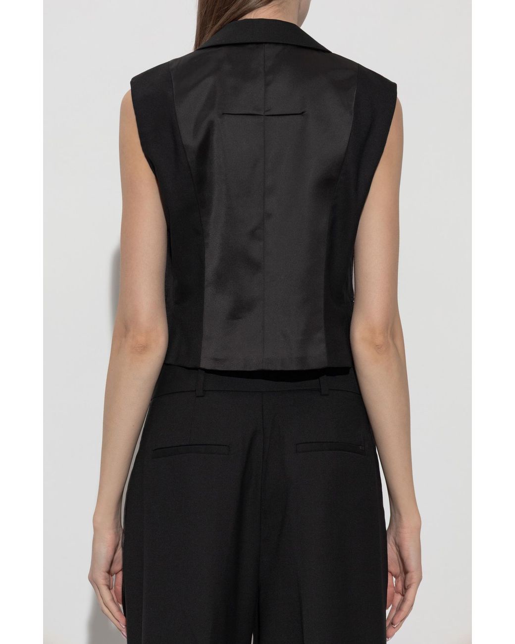 AllSaints Black Noa Vest