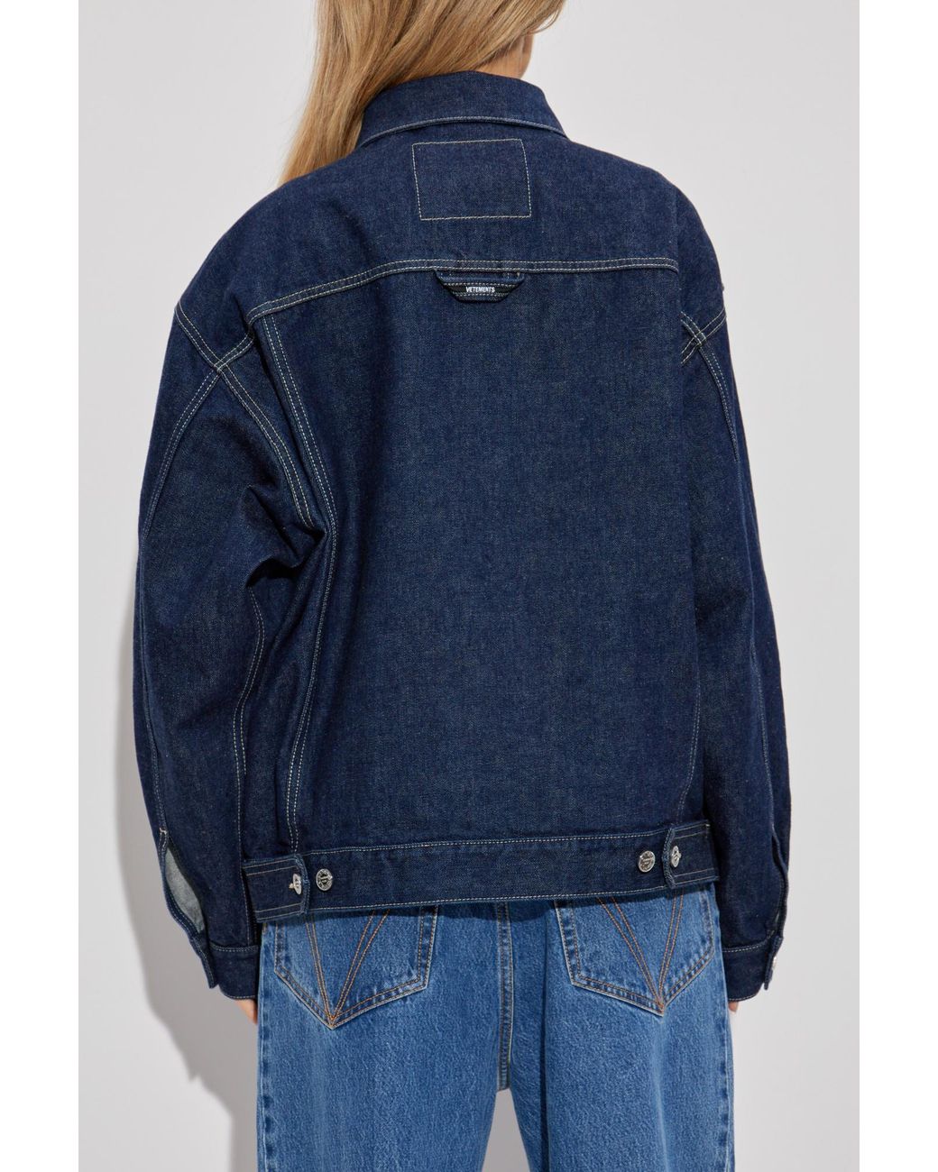 Vetements Blue Denim Jacket