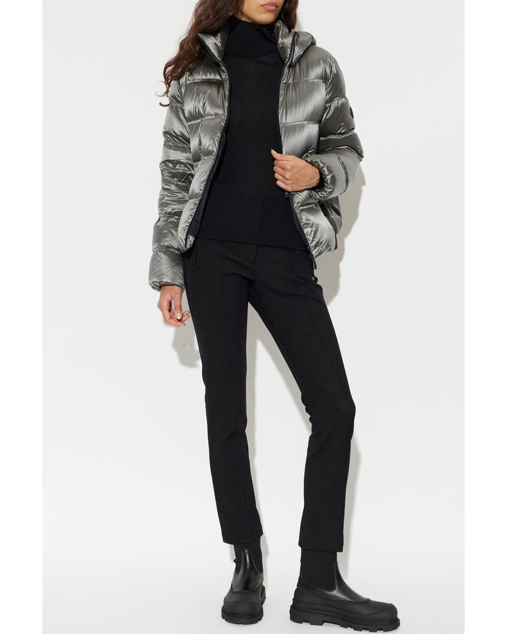 Moncler Gray Down Jacket "Sensation"
