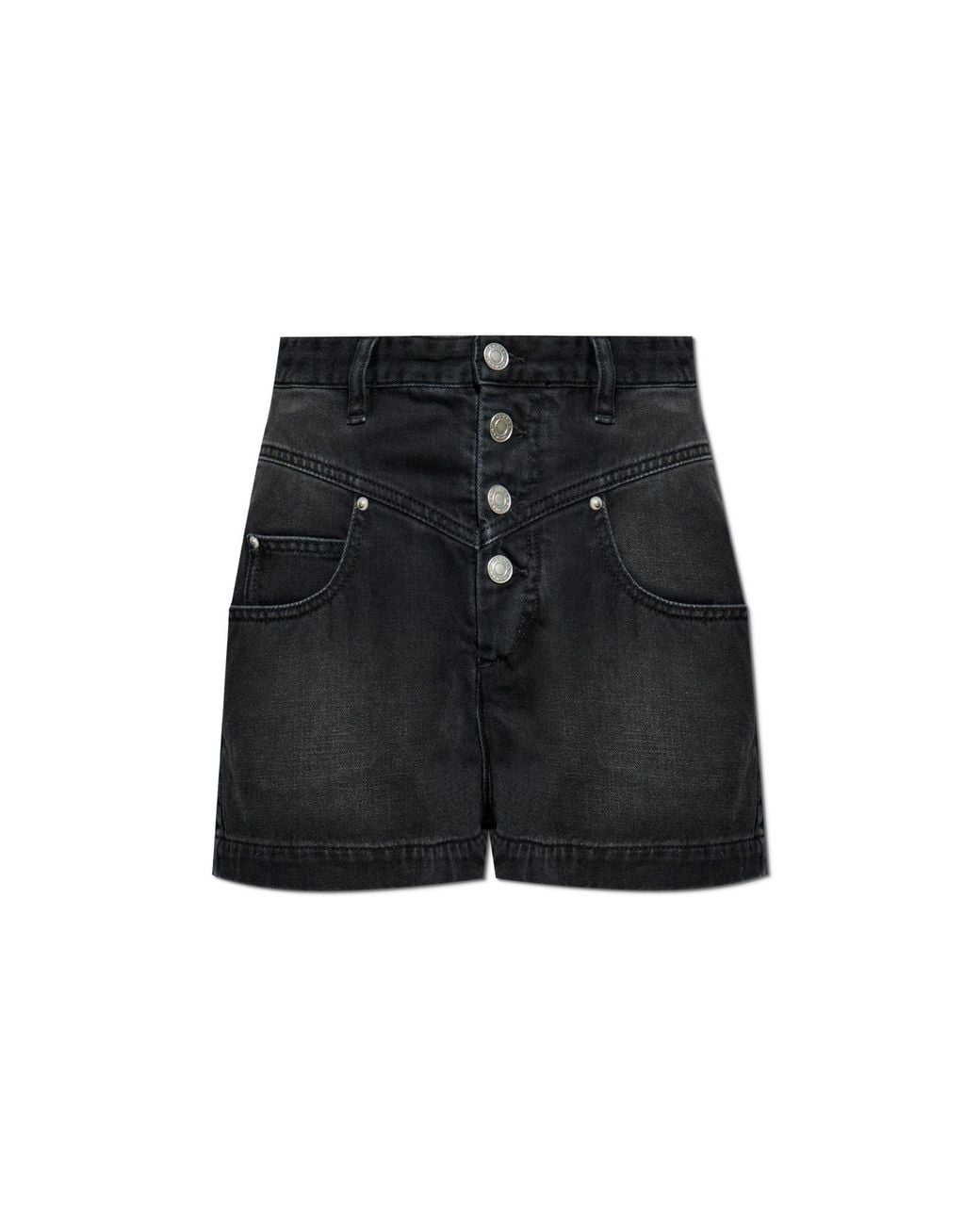 Isabel Marant Black Denim Shorts Jovany
