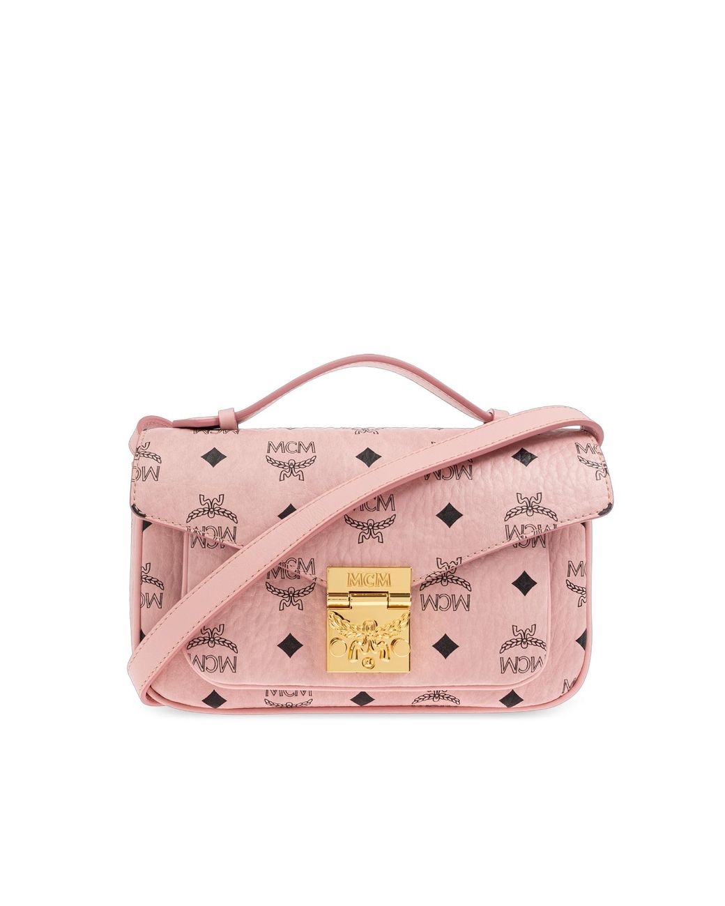 MCM Pink Handbag "Tracy Medium"