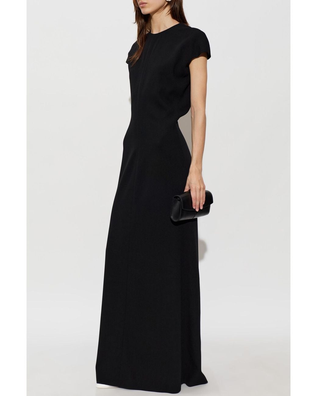 Jil Sander Black Wool Dress
